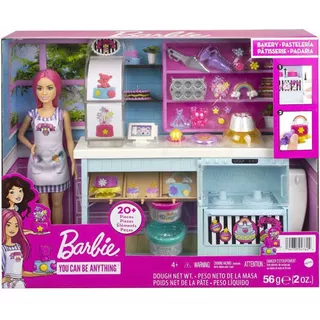 Muñeca Barbie Careers Set De Repostería Para Decorar