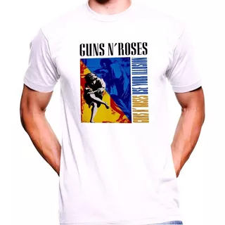 Camiseta Premium Dtg Estampada Guns And Roses Gnr Use Your 