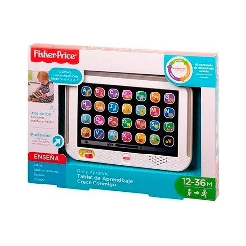 Tablet Fisher Price Tablet Aprendizaje Crece Con Migo Rosa Color Celeste