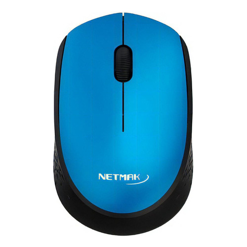 Mouse Usb Wireless Netmak M680 1200dpi Pc Notebook Blue