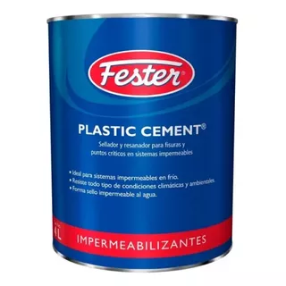 Sellador Plastic Cement Bote  4l