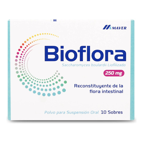 Bioflora (reconstituye La Flora Intestinal). 10 Sobres Sabor Frambuesa