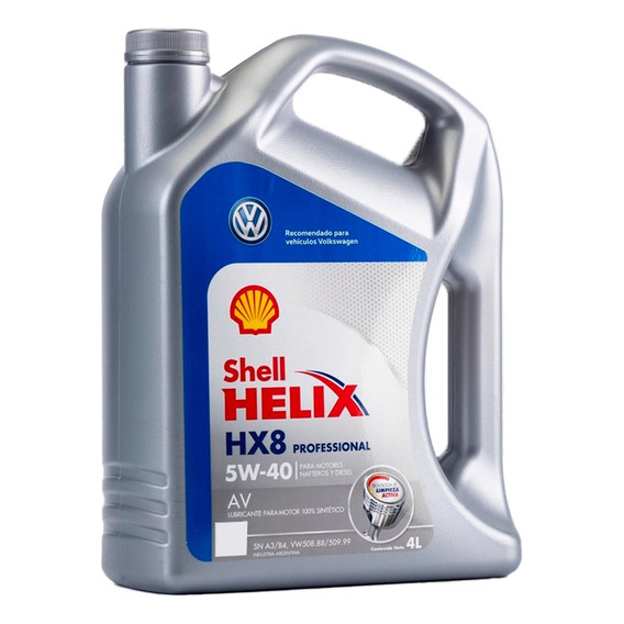 Aceite Shell Helix Hx8 Pro 5w40 Sintético - 4 Litros