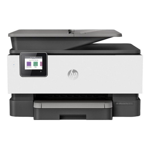Impresora a color  multifunción HP OfficeJet Pro 9010 con wifi blanca y gris 100V/240V