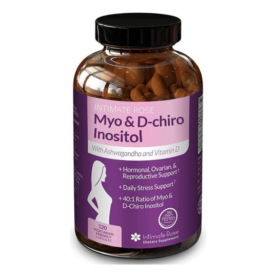 Myo And D-chiro Inositol Intimate Rose + Vita D3 90mcg 120cp