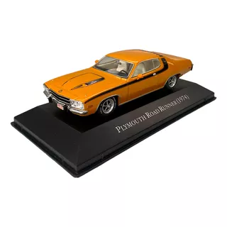 Miniatura Plymouth Road Runner 1974 American Cars Edição 74