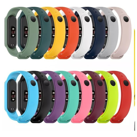 Malla Banda Silicona Correa Pulsera Xiaomi Mi Band 3 4 5 6 7