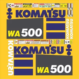 Kit De Calcomanías Para Komatsu Wa500-5