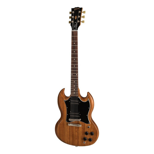 Guitarra eléctrica Gibson Modern Collection SG Tribute de caoba 2018 natural walnut laca nitrocelulosa satinada con diapasón de palo de rosa