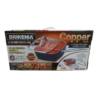 Sarten Copper Chef Brikenia Cobre Cerámica Original Garantía