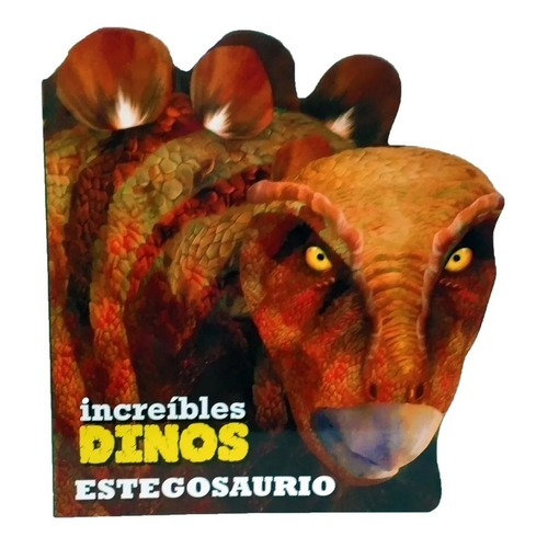 Super Libro Dinosaurios Estegosaurio Hojas Duras A Color