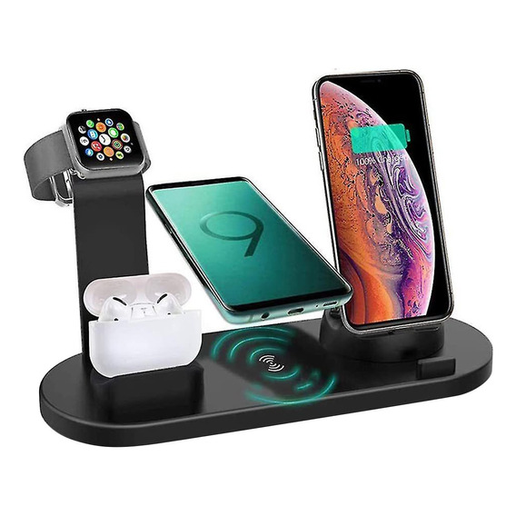 Base De Carga Dock 4 En 1 Para iPhone Y Android