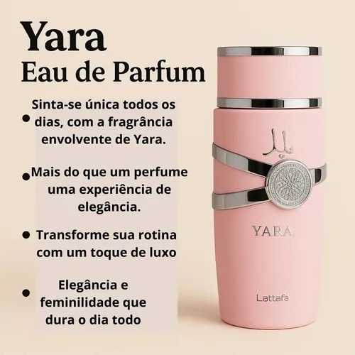 Perfume Arabe Lattafa Yara Eau Feminino 100ml 100% | Parcelamento