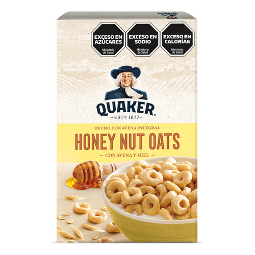Cereales Quaker Honey Nut Oats X 190 Gr Desayuno Merienda