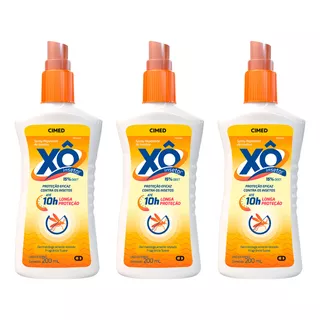 Xô Inseto Repelente De Inseto Spray Refrescant 3x200ml Cimed