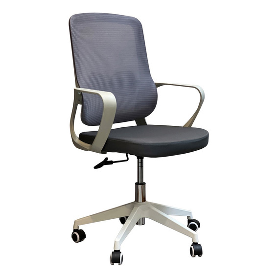 Silla Para Oficina Escritorio Ergonomica Mesh Gris Dijon