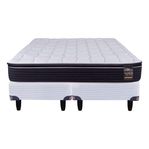 Conjunto Sommier King Koil Comfort Sensations Finesse King de 200x200cm de Resortes con Pillow