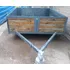 Carro De Remolque, Chasis De Metal Y Estructura De Madera