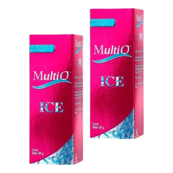 Multio Gel Lubricante Ice X 50 Gr X 2 Un