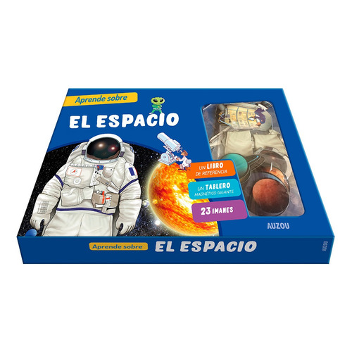 Aprende Sobre El Espacio - Auzou Libro + Tablero Con Imanes