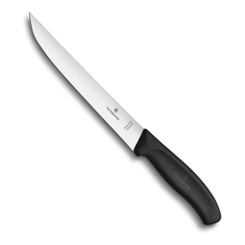 Cuchillo Para Cocina Trinchar Victorinox Swiss Classic 18cm Color Negro