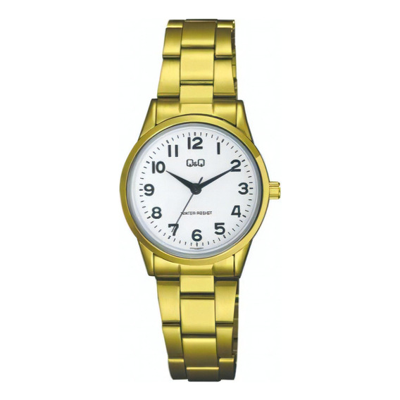 Reloj Para Mujer Q&q C11a C11a-007py Dorado