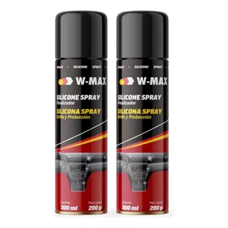  Silicone Spray Kit C/ 2 Un | Automotivo W - Max 300ml