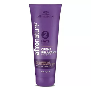 Creme Relaxante Afro Nature Força 2 - Forte 250gr All Nature