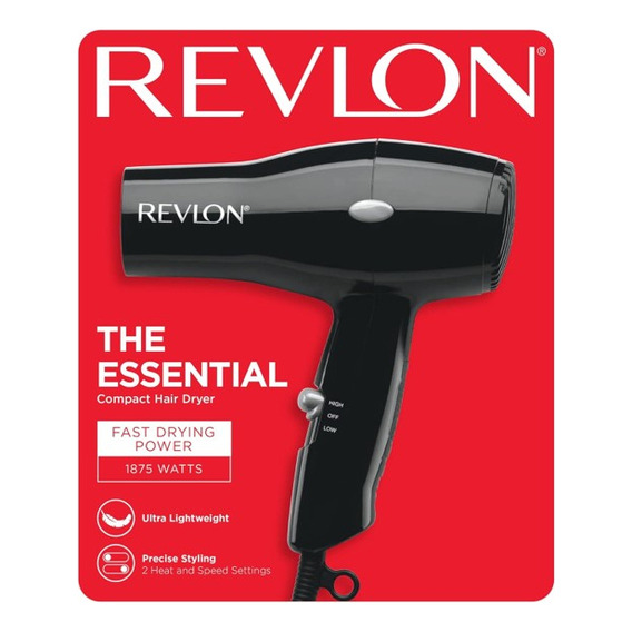 Secador De Pelo Revlon 1875w Ligero Y Compacto