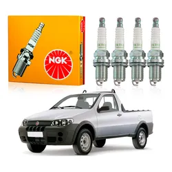  Jogo Velas Ngk Strada 1.0 1.3 2005 A 2007
