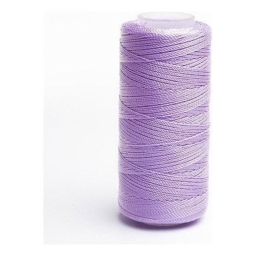 Caja 6 Pzs Hilo Crochet Nylon Sedificado Selanusa Color Morado Claro