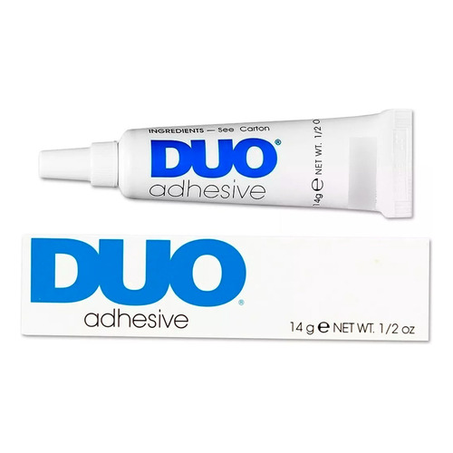 Duo Pegamento Pestañas Postizas Enteras Banda Clear X 14 Gr Color Blanco/transparente