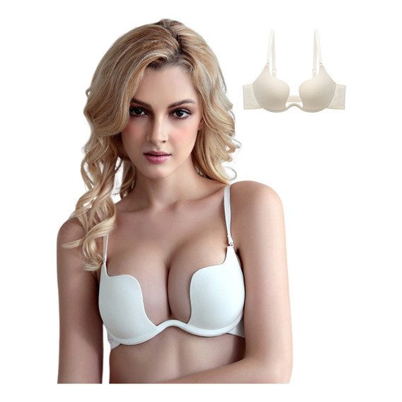 Brasieres Bra Push Up Escote Profundo Convertible