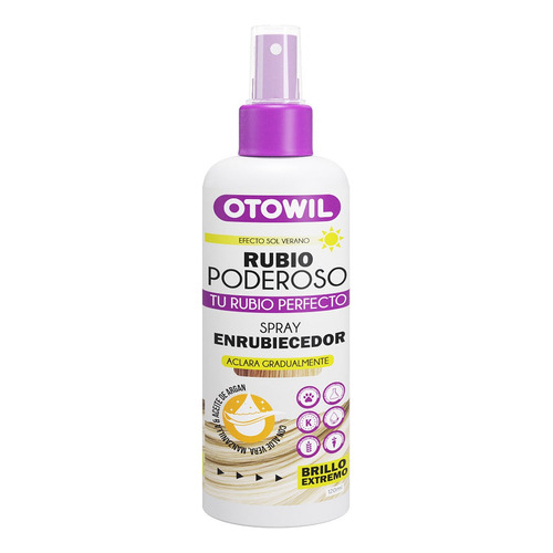  Otowil Rubio Poderoso Enrubiecedor Brillo X 180 Ml