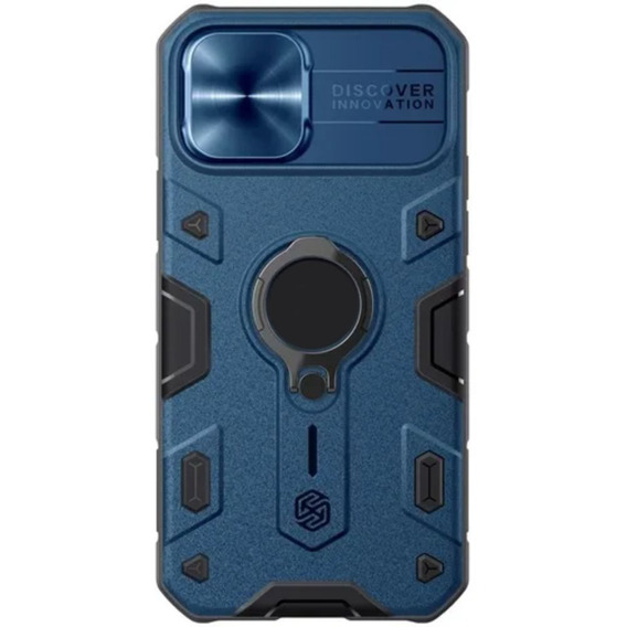 Carcasa Antishock Armor Azul + Lámina Compatible iPhone 12
