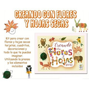 Creando Flores Y Hojas Secas - Kit De Arte Niños Creatividad