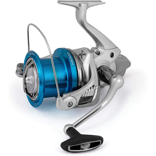 Reel Frontal Shimano Speedmaster 14000 Xsc Pesca Lance Costa Color Gris con azul Lado de la manija Derecho/Izquierdo