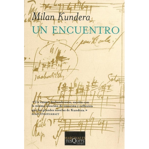 Un Encuentro-milan Kundera                                  