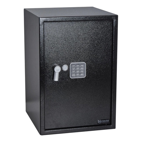 Caja Fuerte Digital 52x35x37 Cm Para Abulonar Con Estante Color Negro