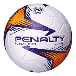 Bola Futsal Penalty Lider Xxiv 521363 Cor Branco-laranja no Mercado Livre com oferta e cupom de desconto