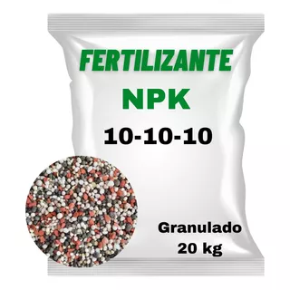 Npk 10-10-10 - 20kg Fertilizante Adubo P/ Jardim Completo