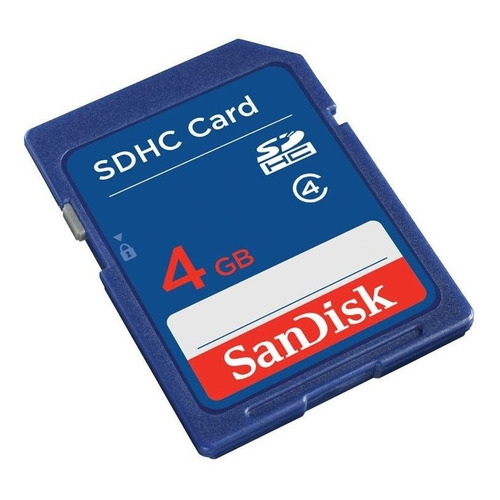 Tarjeta De Memoria Sandisk Sdhc 4gb Clase 4 Cam Flash No Sd