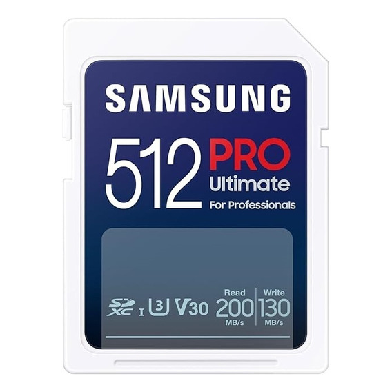 Tarjeta De Memoria Samsung Pro Ultimate 512gb Sdxc 200 Mb/s