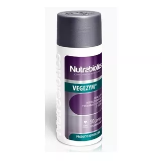Vegezym X 90 Capsulas Nutrabiotics - Unidad a $1362