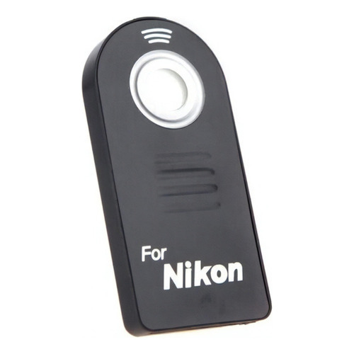 Control Remoto Para Nikon D5700 D5100 D5000 D3000 D90-40 Color Negro