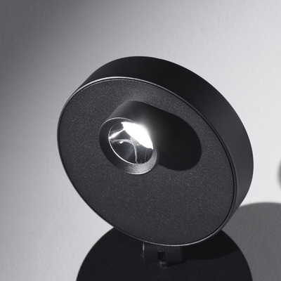 Aplique Led Coastal-ap-ng Móvil Negro 3000k Diseño Gmg 