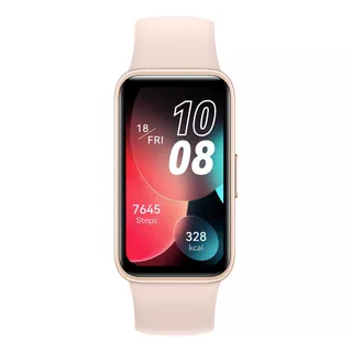 Huawei Band Band 8 Sport 1.47  Caja De  Polímero, Malla  Rosa Claro De  Silicona Ahsoka-b19