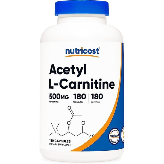 Original Carnitine Acetyl L-carnitina 500mg Nutricost