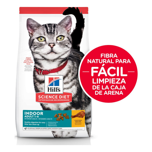 Hill's Science Diet Indoor, Comida Para Gato Adulto, 3.2 Kg