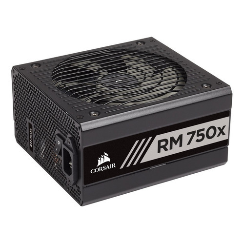 Fuente Corsair 750w Rm750x 80 Plus Gold Sata 10 Pcie 4 Color Negro